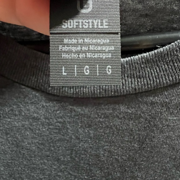 Soft Style Charcoal Tee - Picture 3 of 3